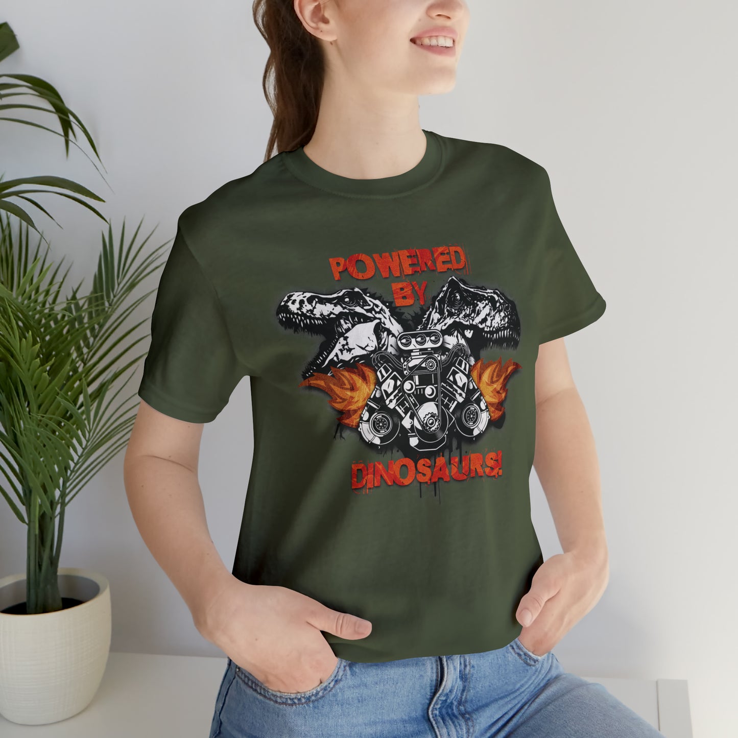 Powered by Dinosaurs Short Sleeve Tee