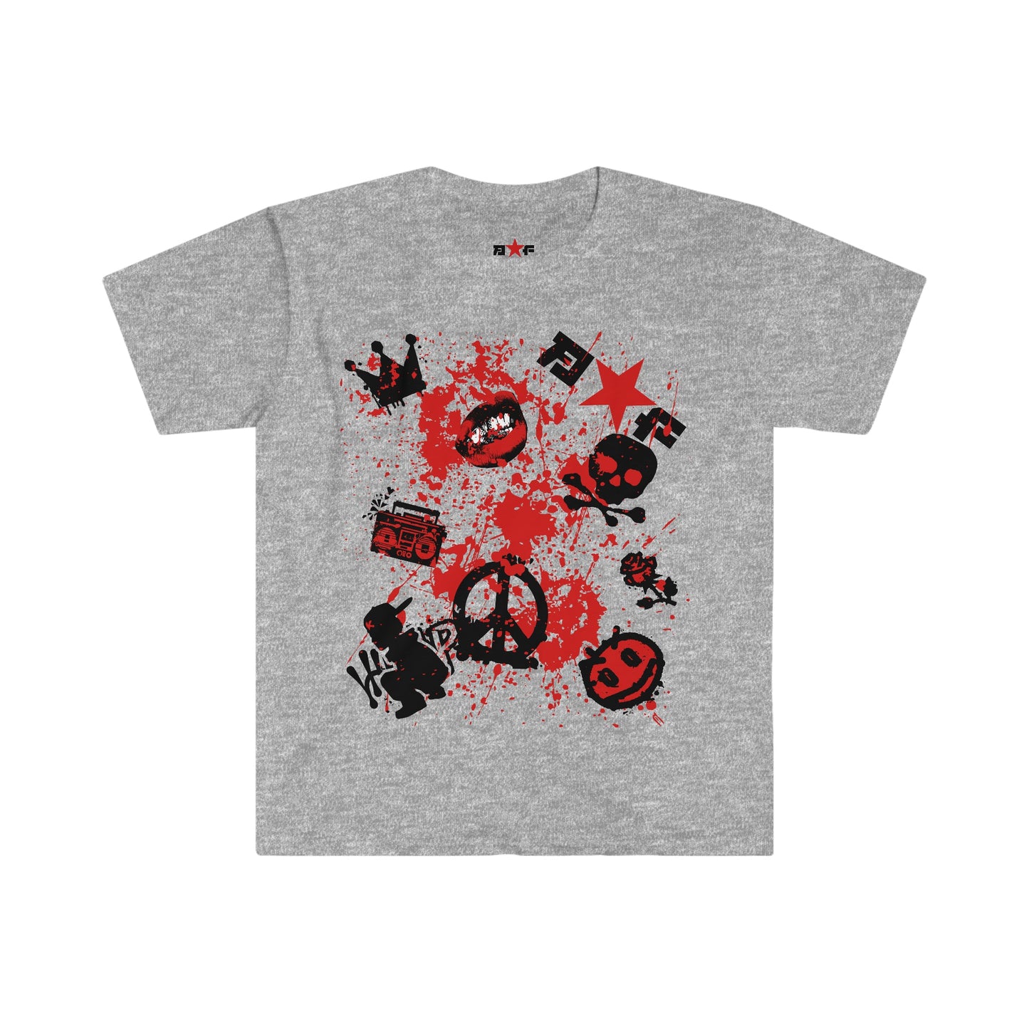 Allstar Famous Logo Paint Explosion Short Sleeve Tee