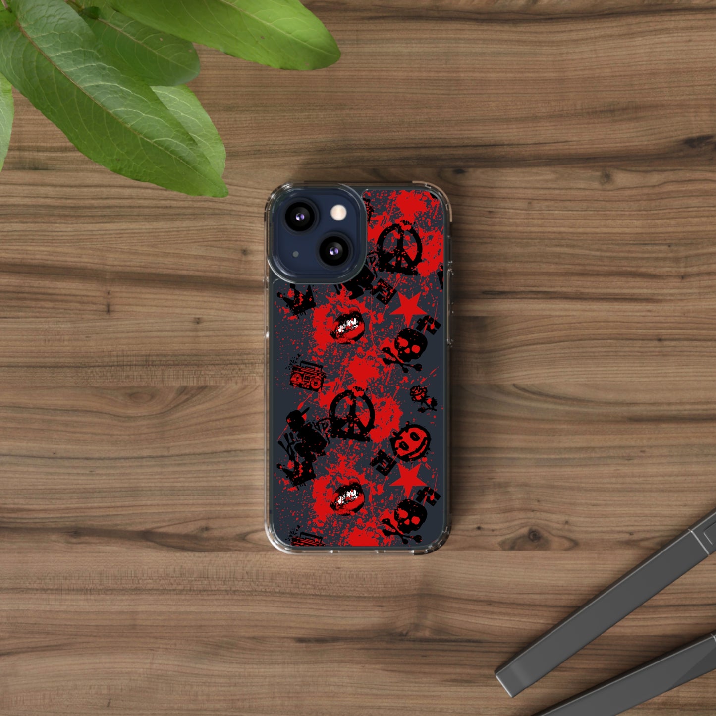 Paint Explosion Clear Case