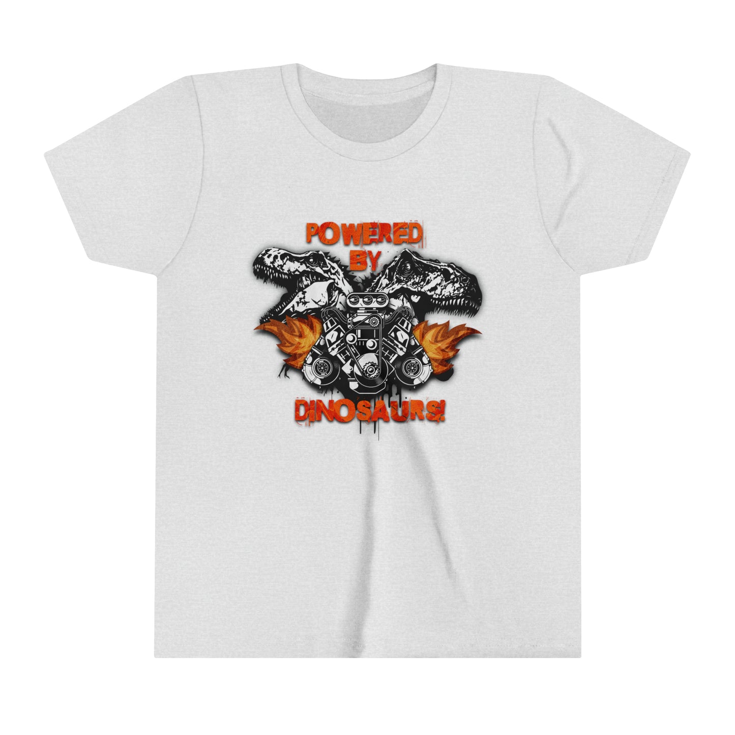 Youth Powered by Dinosaurs Tee