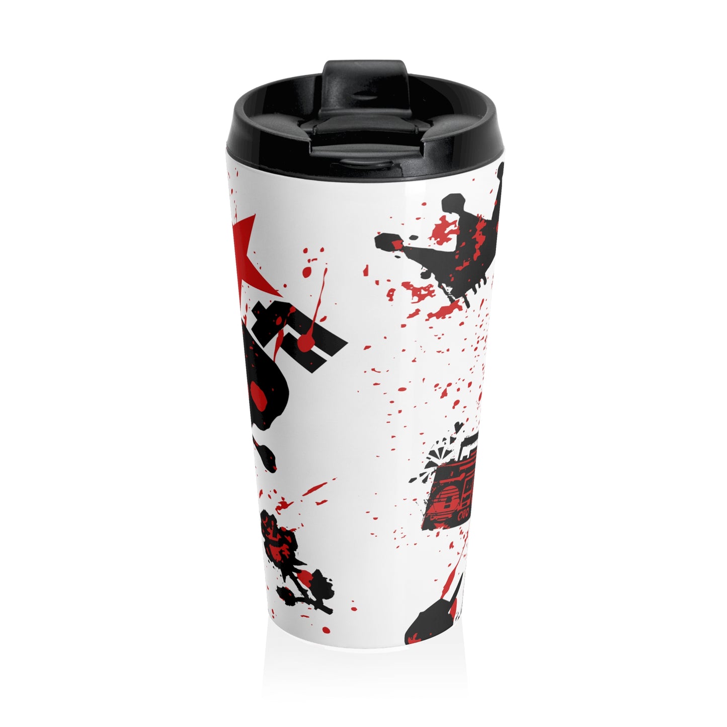 Allstar Famous Logo Paint Splat Stainless Steel Travel Mug