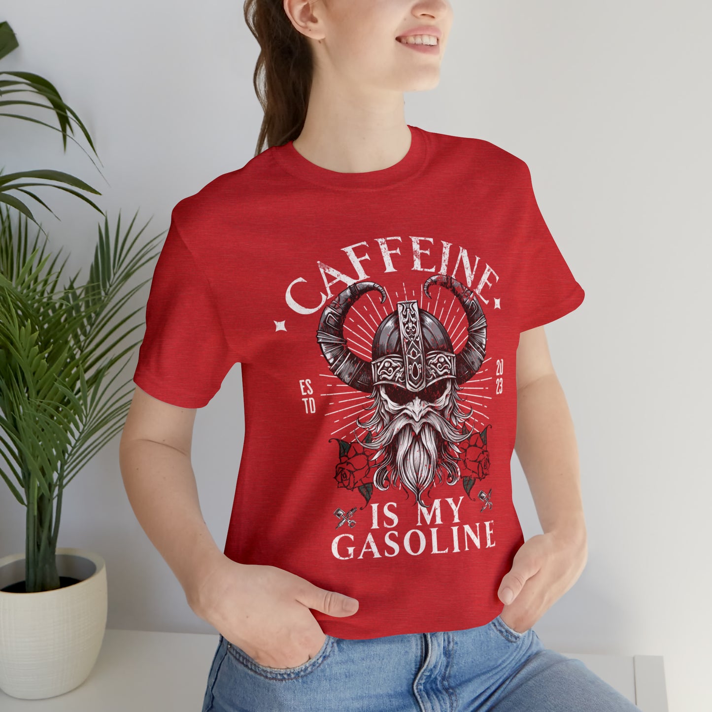 Caffeine is My Gasoline Short Sleeve Tee