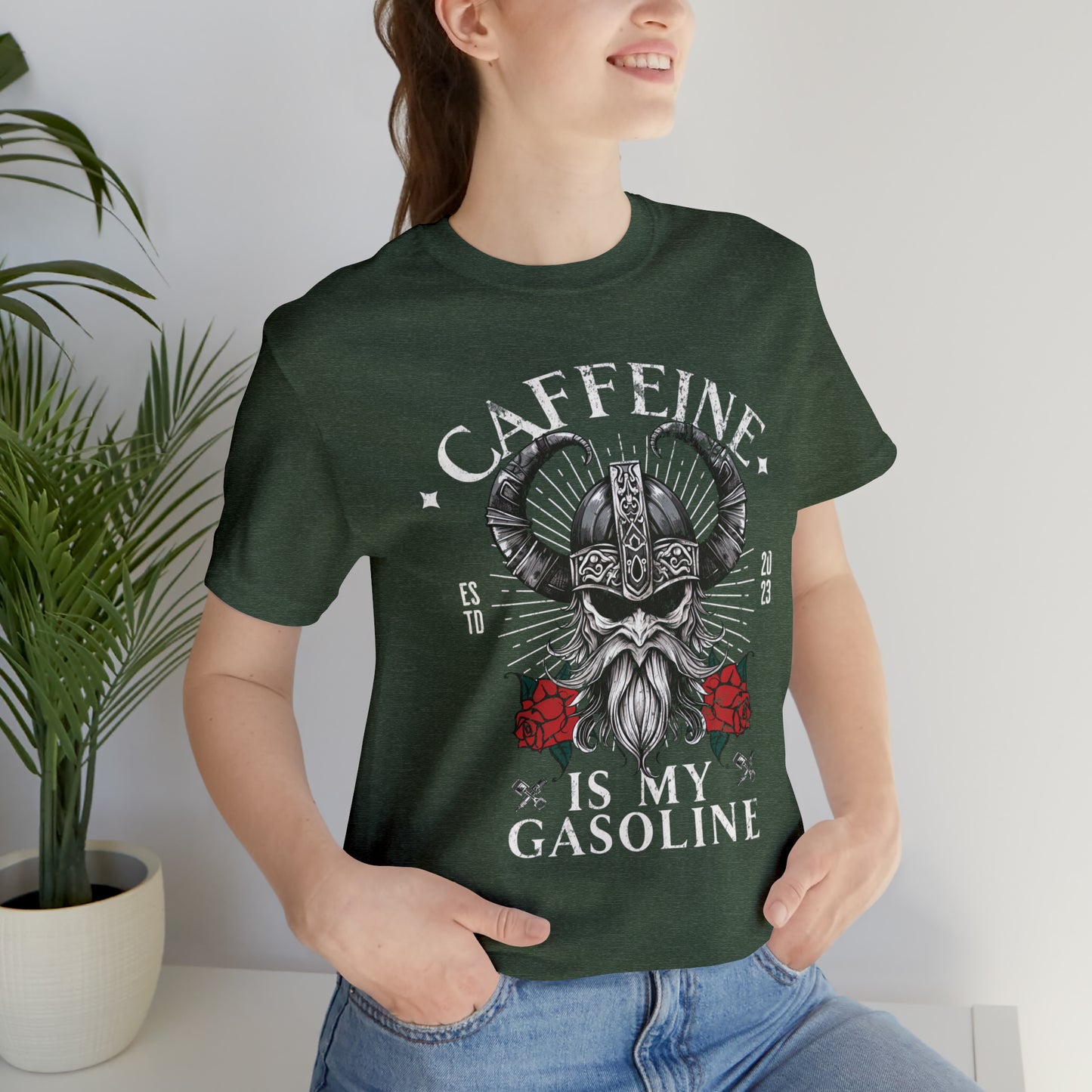 Caffeine is My Gasoline Short Sleeve Tee