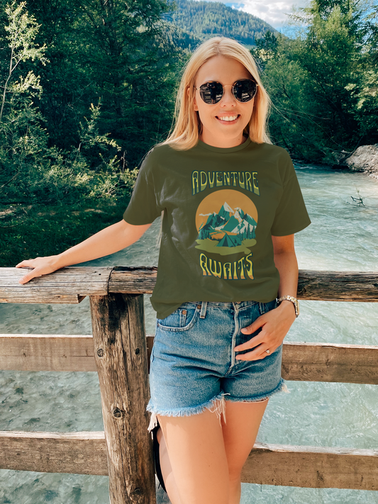 Adventure Awaits Short Sleeve Tee
