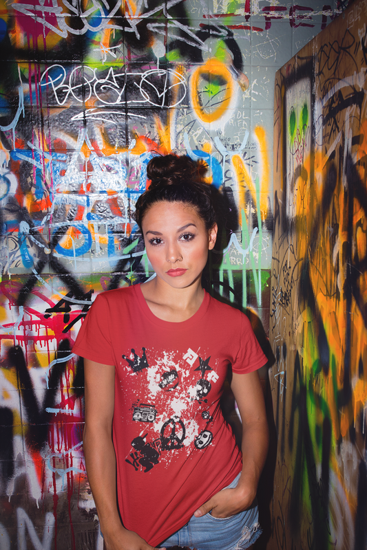 Allstar Famous Logo Paint Explosion Short Sleeve Tee